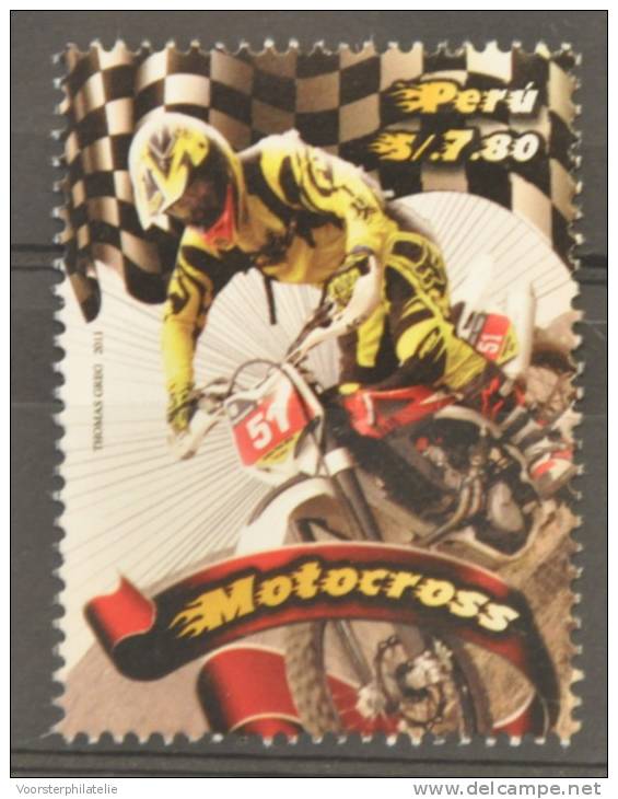 C 277 ++ PERU 2011 MOTORCROSS BIKE MOTOR CROSS MNH ** - Peru