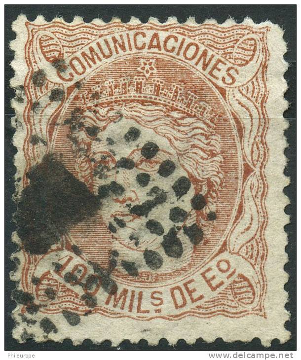 Espagne (1870) N 108 (o) - Oblitérés