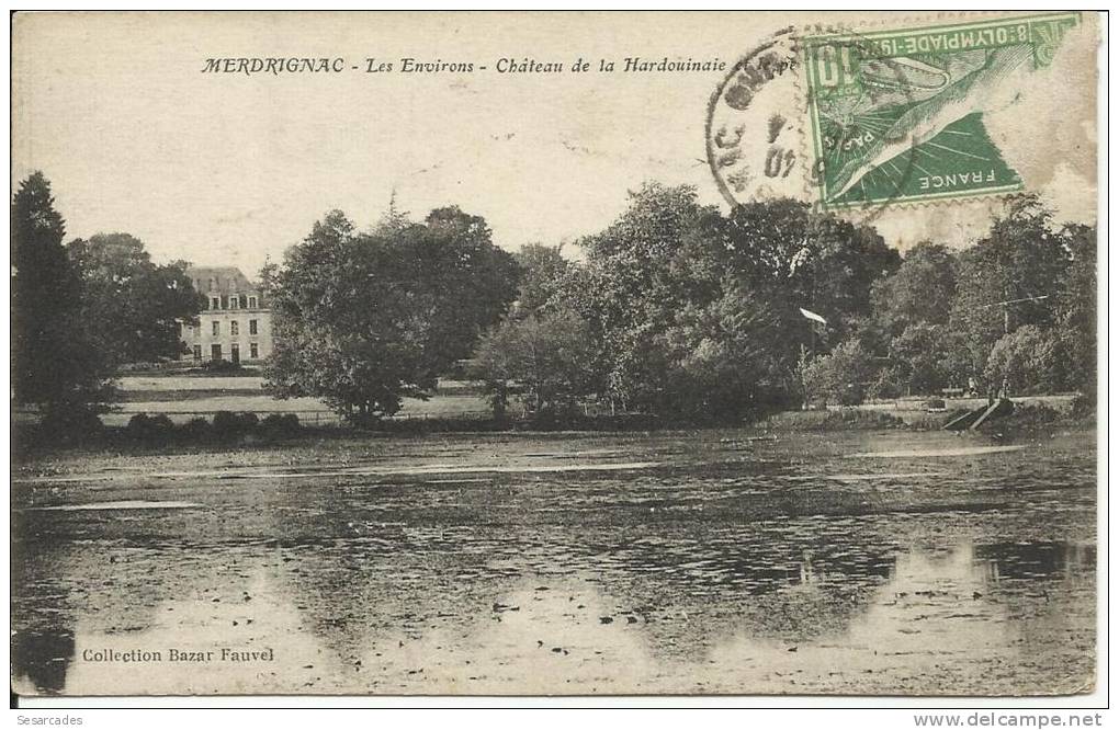 MERDRIGNAC, LES ENVIRONS, CHÂTEAU DE LA HARDOUINAIE - Dinan