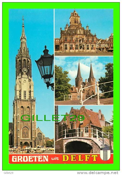 DELFT, HOLLAND - GROETEN UIT DELFT - 4 MULTIVIEW - - Delft