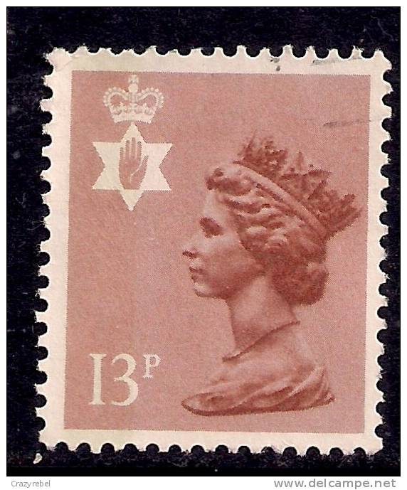 NORTHERN IRELAND GB 1984 13p PALE CHESTNUT USED MACHIN STAMP SG N137.(J439 ) - Noord-Ierland