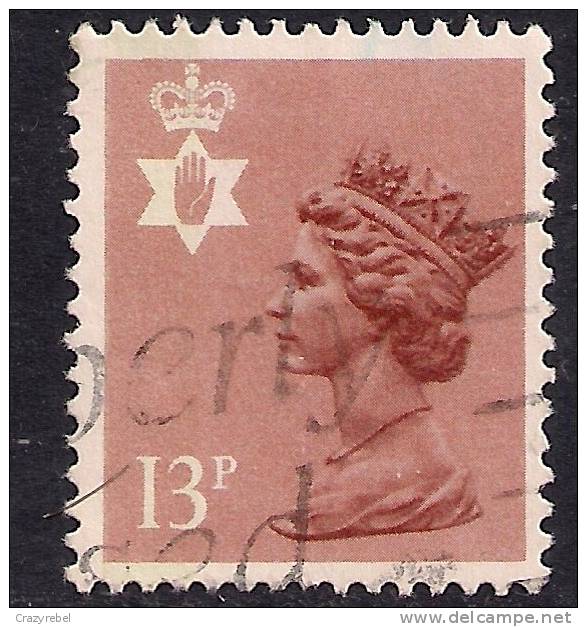 NORTHERN IRELAND GB 1984 13p PALE CHESTNUT USED MACHIN STAMP SG N137.(J444 ) - Irlanda Del Norte