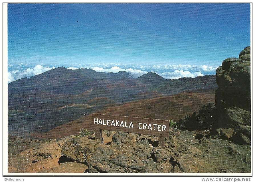 Paysage Volcanique Sur île D'Hawaii, Maui / Volcan, Haleakala Crater / National Park Since 1961 - Maui