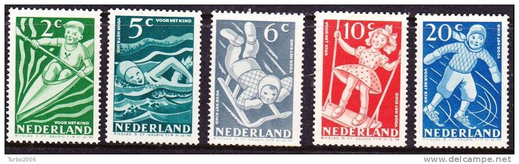 1948 Kinderzegels NVPH 508 / 512 Ongestempelde Serie - Unused Stamps