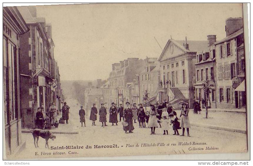 Manche   50.....Saint-Hilaire-du-Harcouet...Rue Waldeck Rousseau - Saint Hilaire Du Harcouet