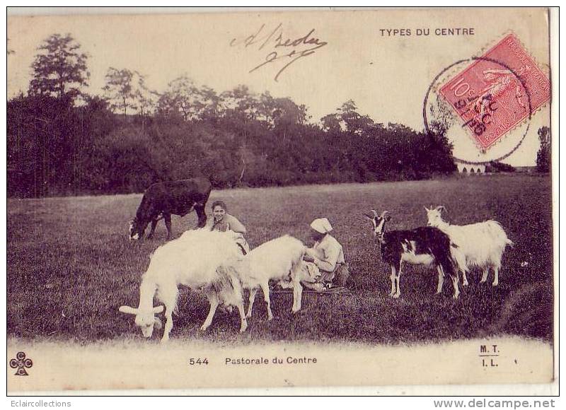 Région Centre  18-37 ??... Pastorale Du Centre ..Gardiennes De Chèvres - Centre-Val De Loire