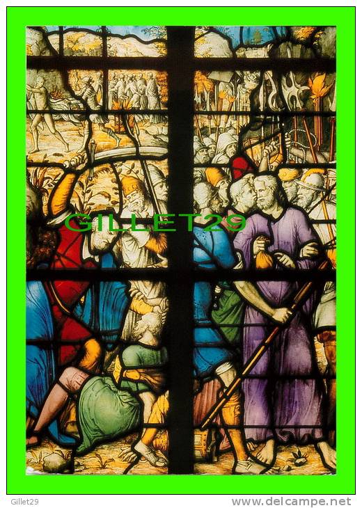 GOUDA, NETHERLAND - ST. JANSKERK - GLAS 58, DE GEVANGENNEMING - CHRISTUS IN EEN PAARS OPPERKLEED - - Gouda