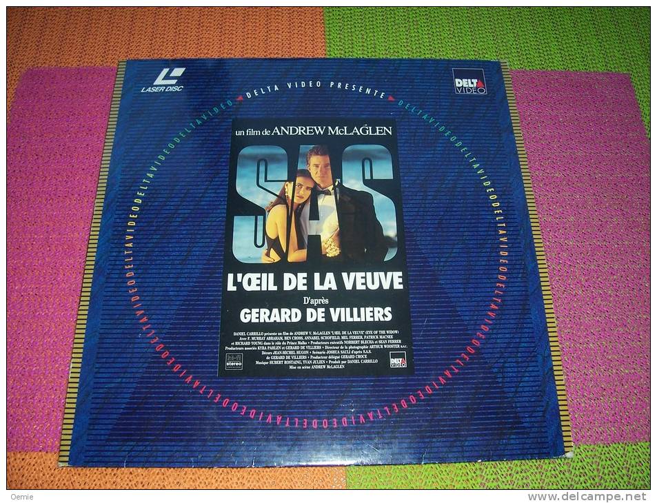 LASERDISC  CDV ° L' OEIL DE LA VEUVE  D' APRES  GERARD DE VILLIERS - Otros