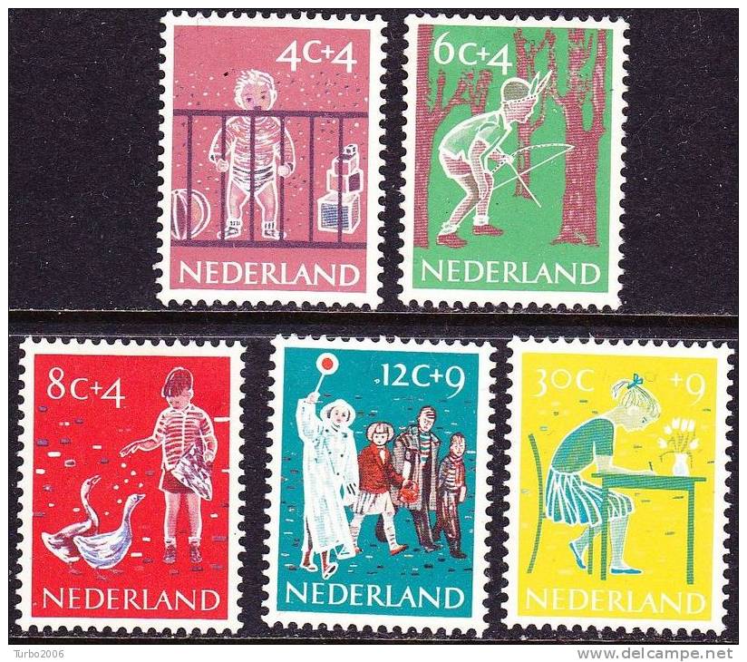 1959 Kinderzegels NVPH 731 / 735 Ongestempelde Serie - Unused Stamps