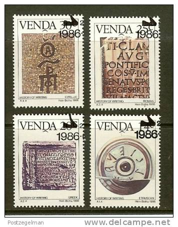 VENDA 1986 CTO Stamp(s) History Of Writing 138-141 - Venda