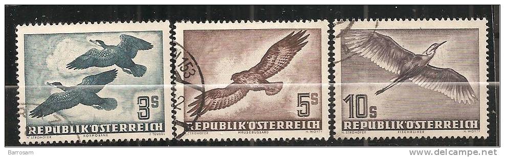 Austria1952: Michel985-7 Used Cat.Value 250Euros - Other & Unclassified