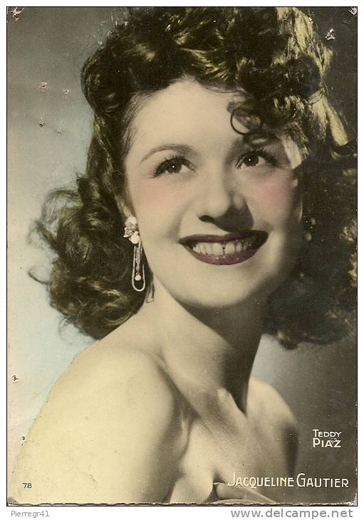 CPA-1950-ACTRICE DE CINEMA -JACQUELINE GAUTIER--BE - Artistes