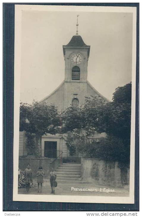 Vaud, P - Prévérenges, L' Eglise, Animée, - Préverenges