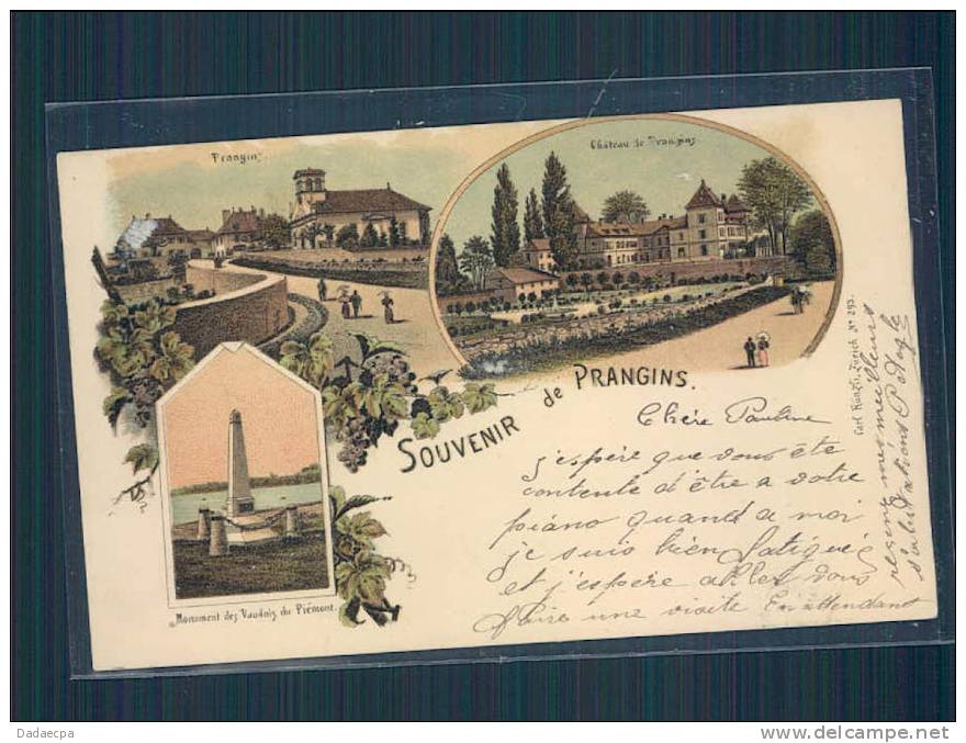 Vaud, P - Souvenir De Prangins, Multi-vues, - Prangins