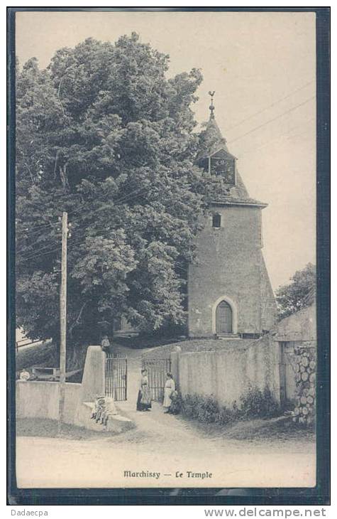 Vaud, M - Marchissy, Le Temple, Animée, - Marchissy