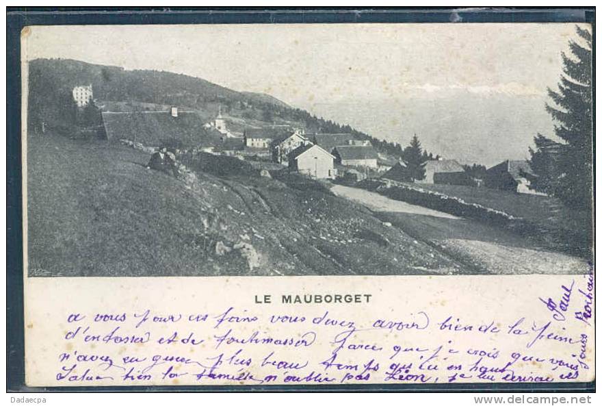 Vaud, M - Le Mauborget, - Mauborget