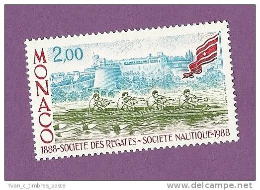 MONACO TIMBRE N° 1634 NEUF SANS CHARNIERE REGATE DE LA SOCIETE NAUTIQUE - Carnets