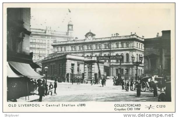 Old Liverpool - Central Station - Gare Centrale De Liverpool - Carte Photo éd. Pamlin Prints - Liverpool