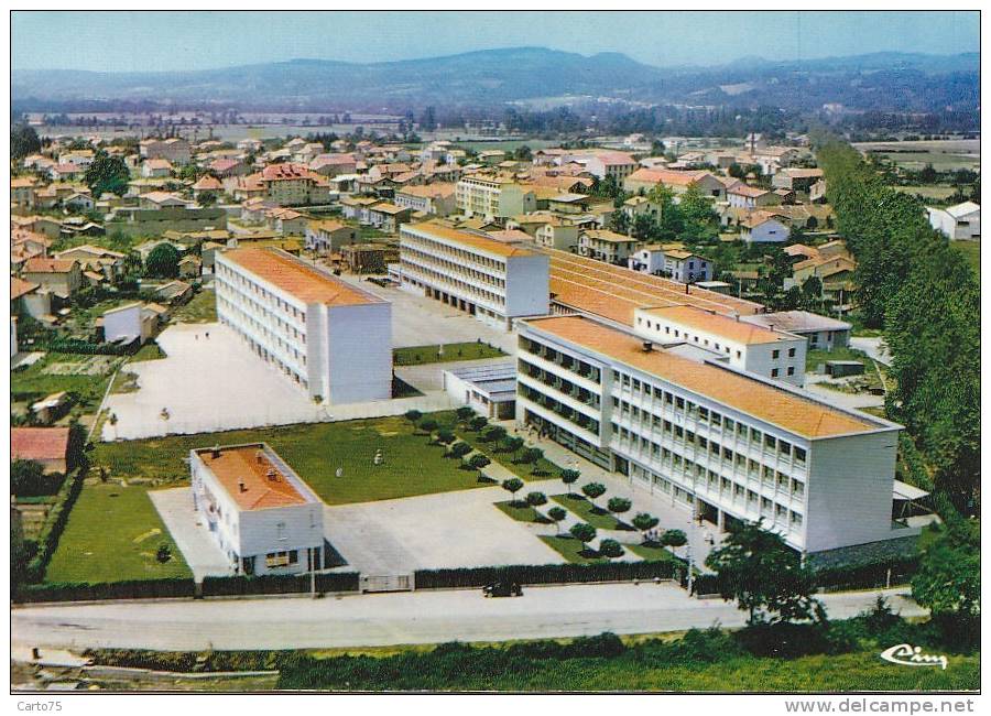 Mazamet 81 - Lycée Et Collège Techniques Vus D'avion - Mazamet