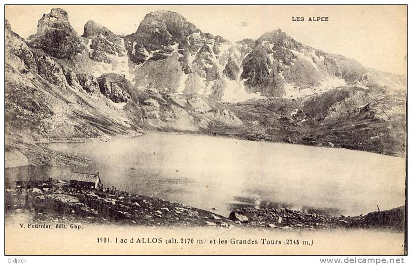 Lac D'ALLOS Et Les Grandes Tours - Autres & Non Classés