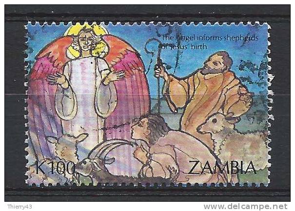 Zambia 1992 - X-mas, 100 K.  Y&T 573  Mi. 614  Used - Zambie (1965-...)