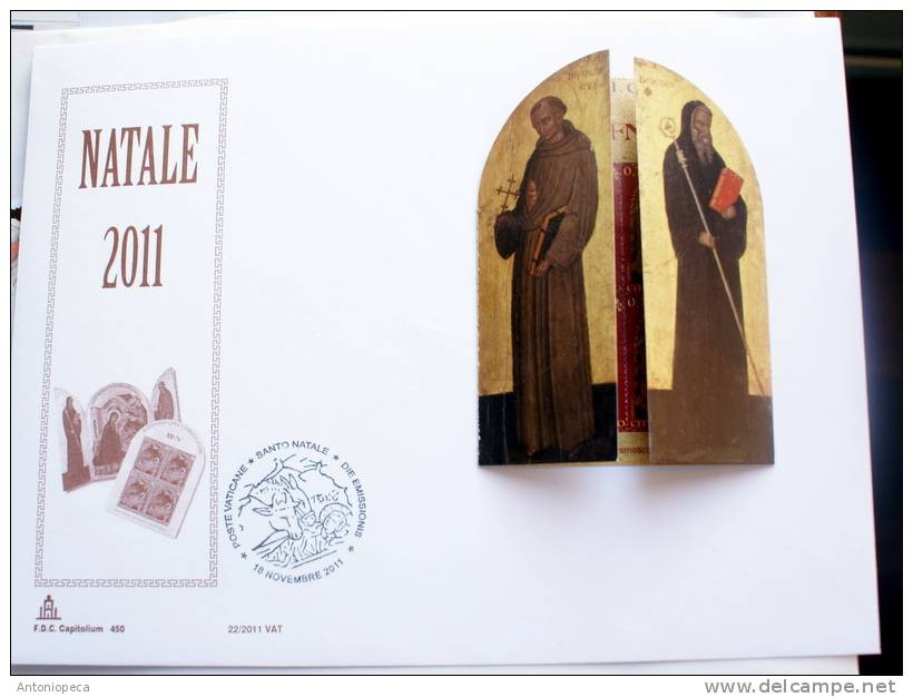 VATICAN 2011 - FDC CHRISTMAS 2011 - BOOKLET  LIMITED EDITION - FDC