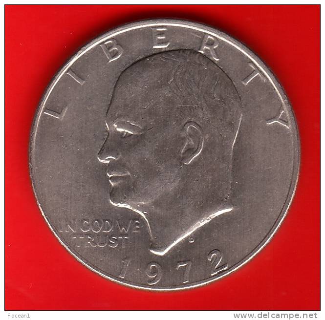 **** USA - ETATS-UNIS - UNITED-STATES - 1 DOLLAR 1972 EISENHOWER **** EN ACHAT IMMEDIAT !!! - 1971-1978: Eisenhower