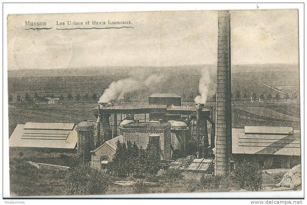 Musson: Les Usines Et Hauts-Fourneaux - Musson