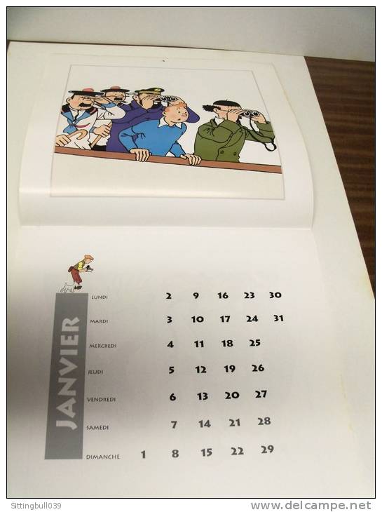 TINTIN. Calendrier 1995. Sacré Tryphon !. Avec Tournesol, Tintin Et Haddock. Pièce De Collection ! - Agendas