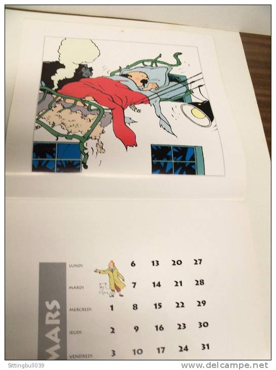 TINTIN. Calendrier 1995. Sacré Tryphon !. Avec Tournesol, Tintin Et Haddock. Pièce De Collection ! - Agendas & Calendriers