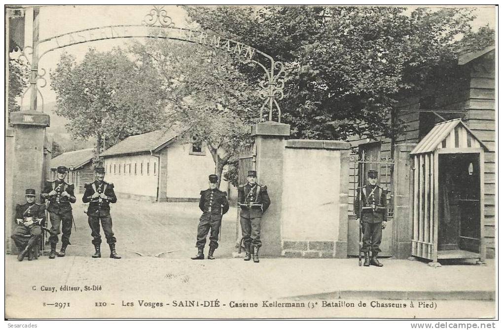 SAINT-DIÉ - CASERNE KELLERMANN (3e BATAILLON DE CHASSEURS À PIED) - C. CUNY - Saint Die