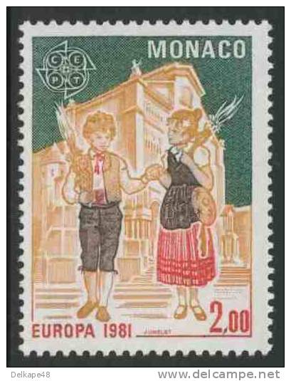 Monaco 1981 Mi 1474 YT 1274 ** Children At Palm Consecration On Palm Sunday / Palmsonntag - Easter /Pâques - Pâques