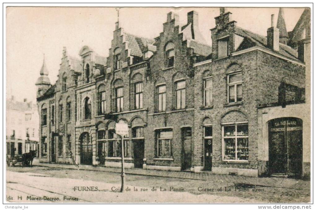 Veurne, Furnes Coin De La Rue De La Panne (pk3208) - Veurne