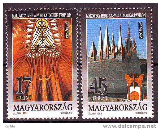 HUNGARY - 1993. Europa Contemporary Art - MNH - Nuevos