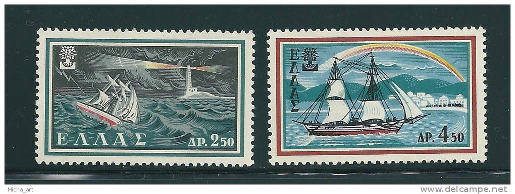 Greece 1960 World Refugee Year Set MNH V11764 - Neufs