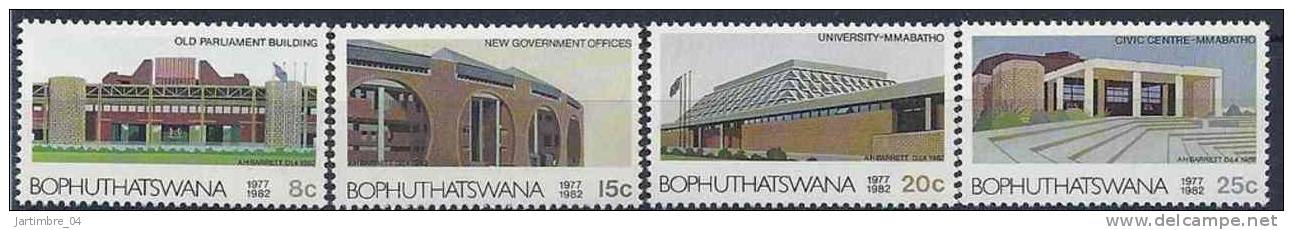 1979 BOPHUTHATSWANA Afrique Sud 96-99** Indépendance, Architecture - Bophuthatswana