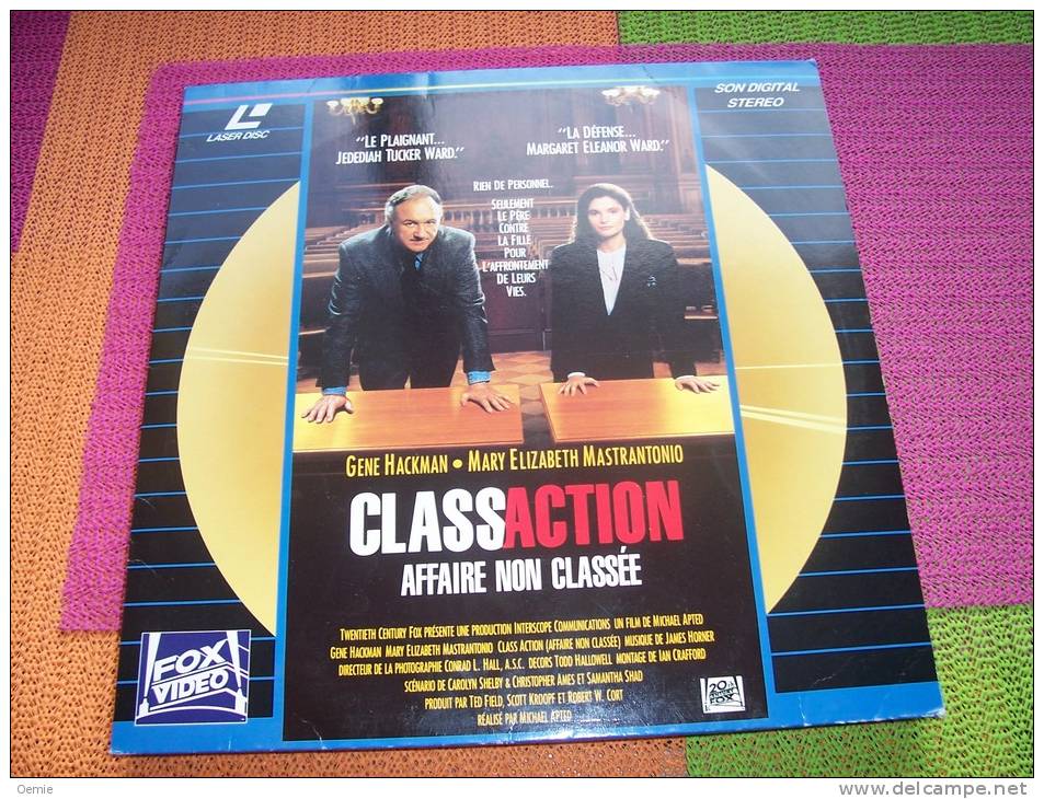 LASERDISC CDV  °  CLASS ACTION  AFFAIRE NON CLASSEE  AVEC GENE HACKMAN ++++++ - Otros