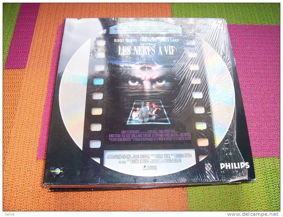 LASERDISC CDV  °  LES NERFS A VIF  AVEC ROBERT DE NIRO ++++++++++++ - Autres Formats