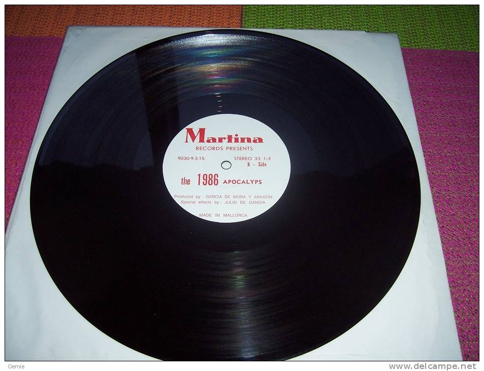 THE 1986 NEW YEARS APOCALYPS  °  MARTINA RECORDS - Autres - Musique Espagnole