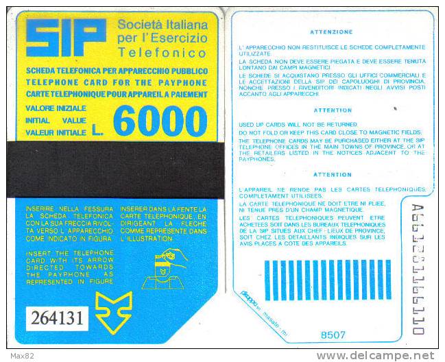 SIDA 1033 C&c / P32 Golden, 85/07 USATA MAGNETIZZATA - Publiques Précurseurs