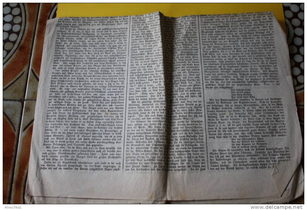 1869 ROLNIFCHE BOTFSZEITUNG>> KOHLN 28 FEBR. DEUTSCHE REICH  ALLEMAGNE GERMANY QUOTIDIEN - Sonstige & Ohne Zuordnung