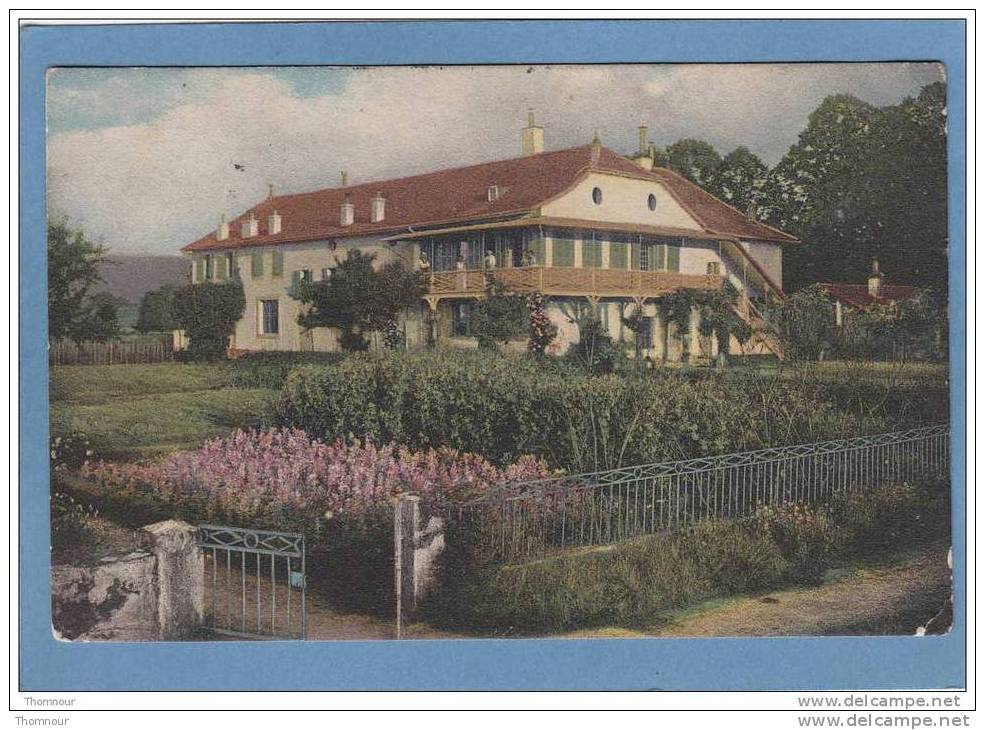 GLAND  -  Chalet Du Sanatorium  Du  Leman .  -  1910  -  ( Traces Petites Pliures Angle ) - Gland