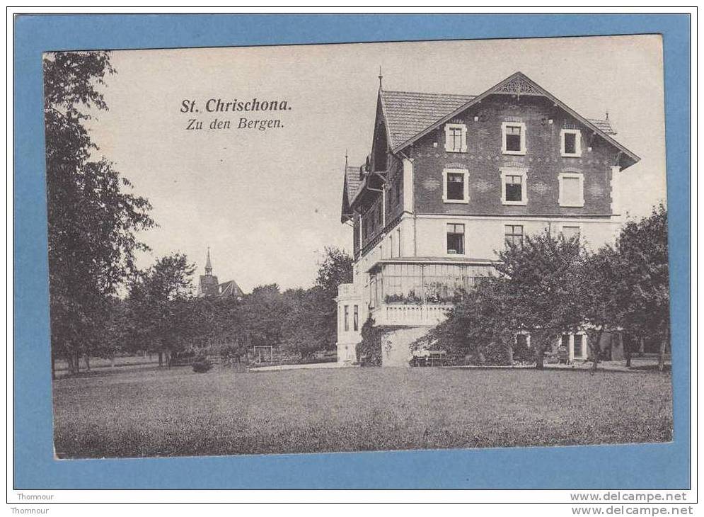 St. CHRISCHONA  -   Zu  Den  Bergen   - BELLE CARTE - Other & Unclassified
