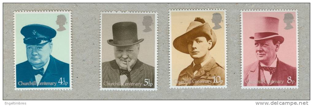 Great Britain 1974 - Churchill - Neufs