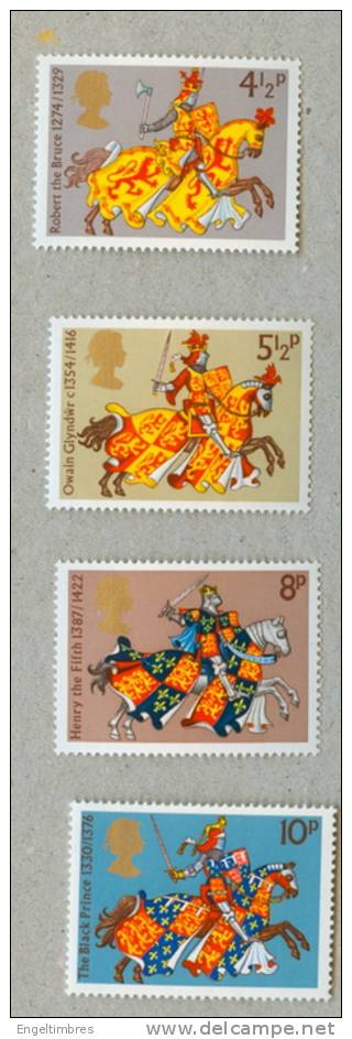 Great Britain 1974 - Medieval Warriors - Neufs