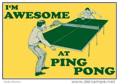 Table Tennis Stamped Carte Postal 1275 -3 - Tennis De Table