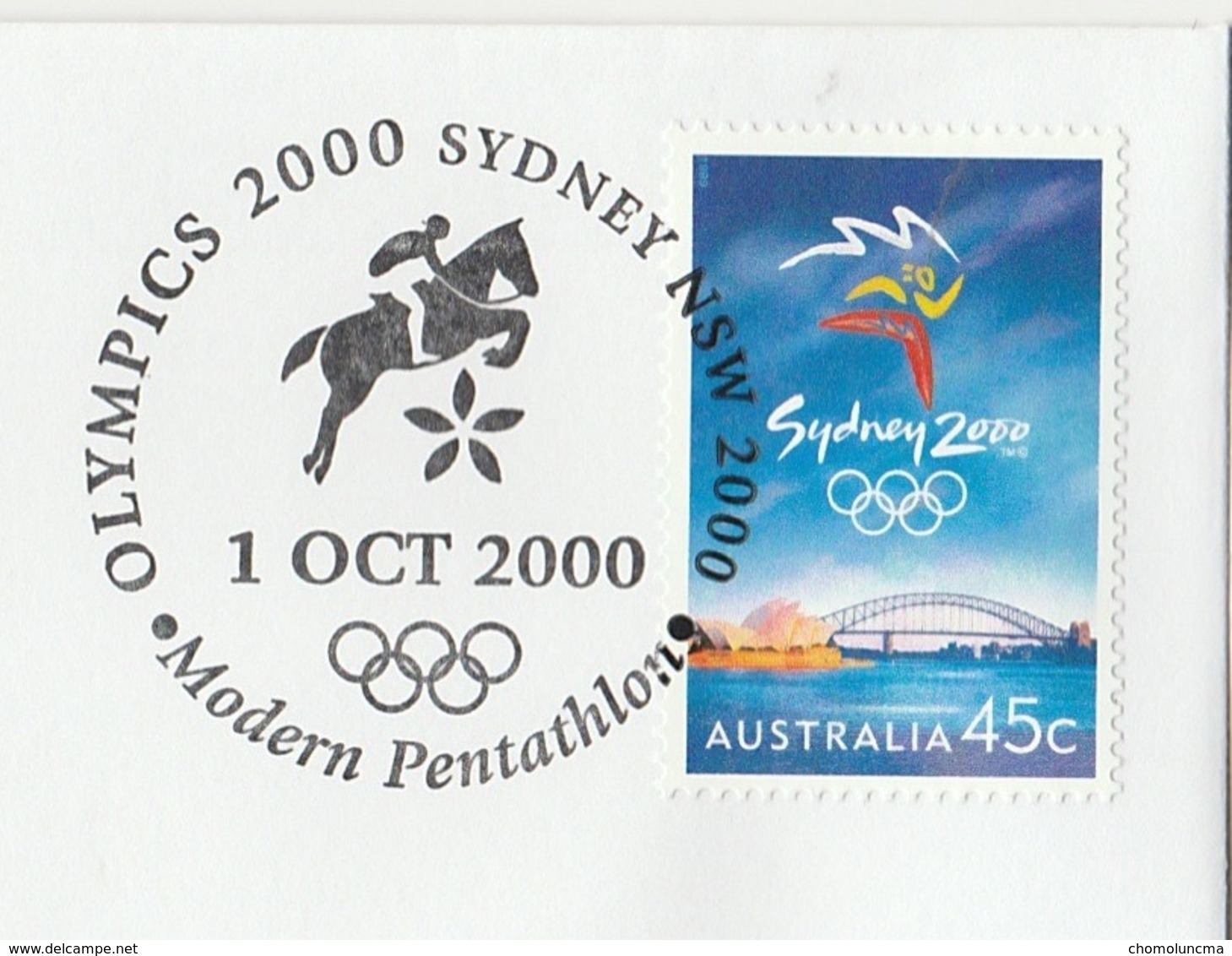 Sydney 2000 Jeux Olympiques Olympics Games Olympische Sport équestre Equestrian Cheval Modern Pentathlon Moderne - Verano 2000: Sydney