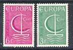 Belgie Belgique Cept 1966 OCBnr 1389-90 *** MNH - Unused Stamps