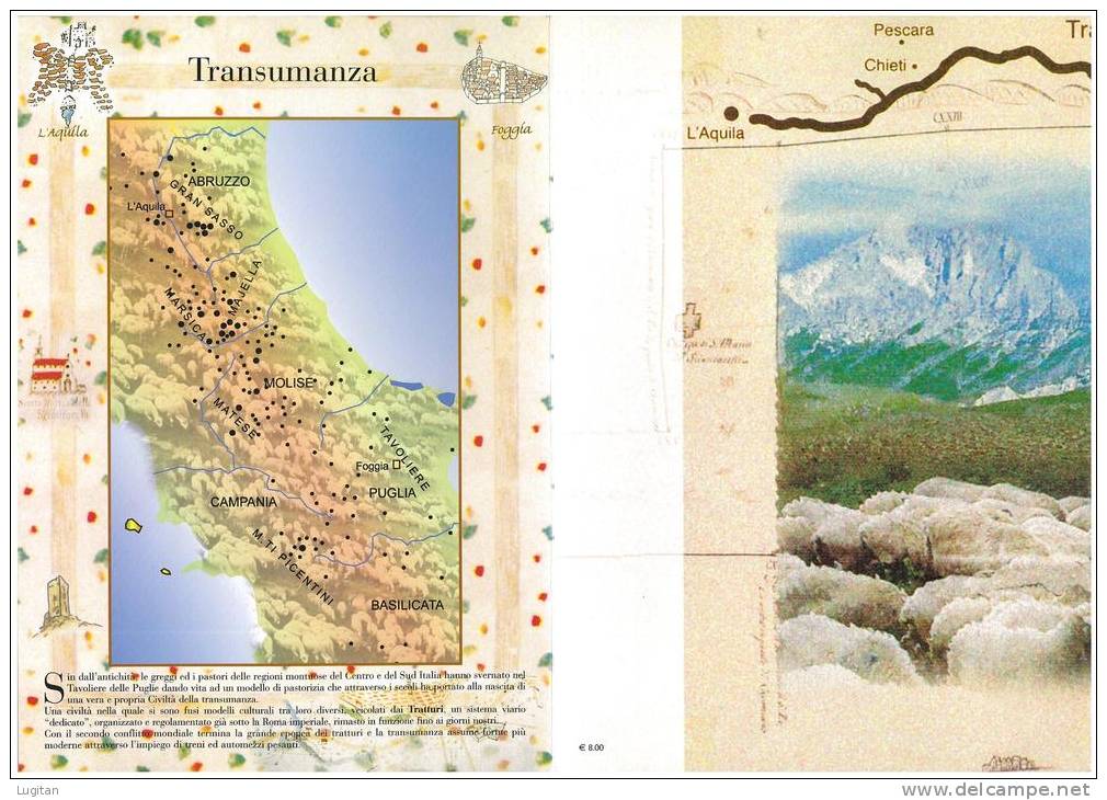 Filatelia - LA TRANSUMANZA ANNO 2004 SPECIALE OFFERTA DI FOLDERS EMESSI DALLE POSTE ITALIANE - Presentation Packs