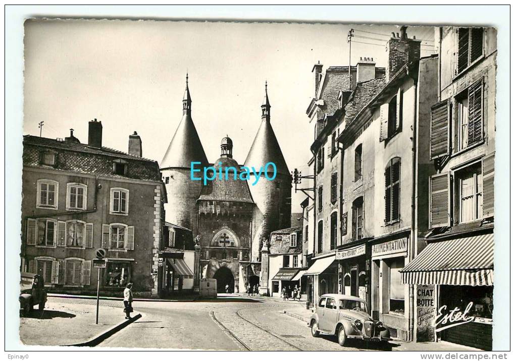 Br - 54 - NANCY - Porte De La Craffe Et La Grande Rue - Automobile - éditeur Estel - - Autres & Non Classés